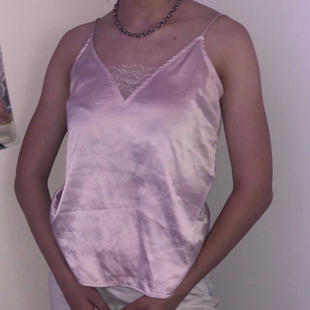 Satin Tank Top
